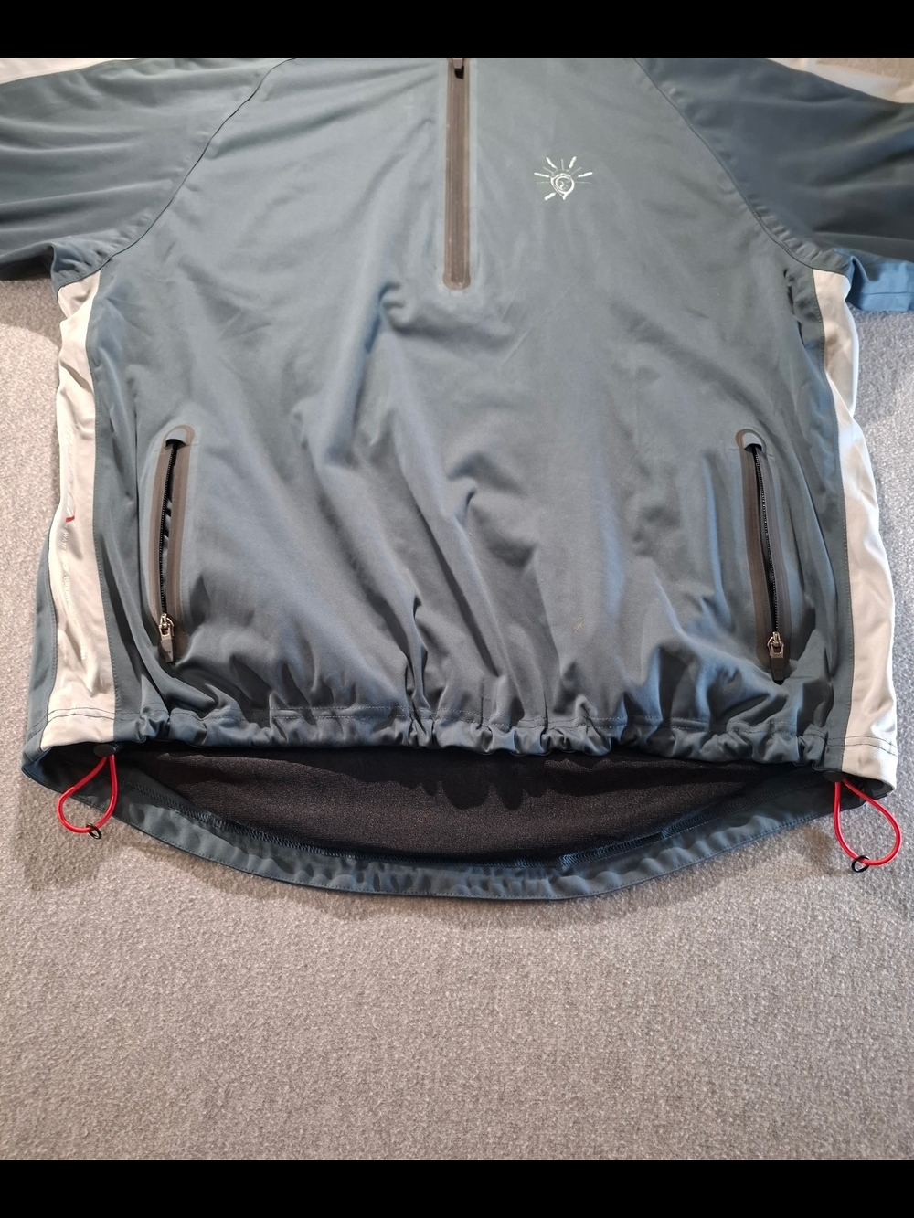 Sun Mountain Men's Performance Half-Zip Golf Jacket - Slate Blue - Picture 2 of 10